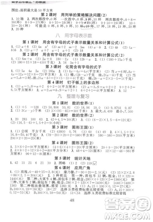 北方妇女儿童出版社2021秋江苏金考卷数学五年级上册江苏版答案 北方妇女儿童出版社2021秋江苏金考卷数学五年级上册江苏版答案