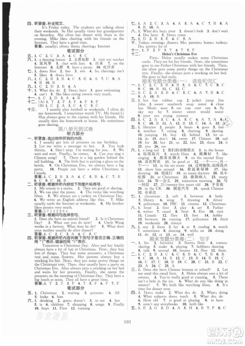 北方妇女儿童出版社2021秋江苏金考卷英语五年级上册江苏版答案 北方妇女儿童出版社2021秋江苏金考卷英语五年级上册江苏版答案