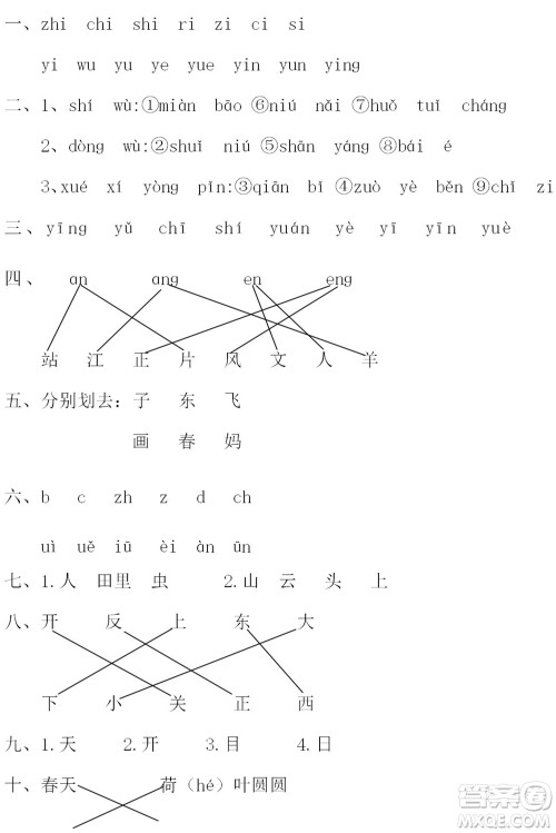 2021年秋季部编版小学语文期中考试卷第八套试卷及答案 2021年秋季部编版小学语文期中考试卷第八套试卷及答案