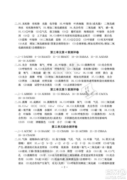 光明日报出版社2021大显身手素质教育单元测评卷生物八年级上册H版冀少版答案 光明日报出版社2021大显身手素质教育单元测评卷生物八年级上册H版冀少版答案