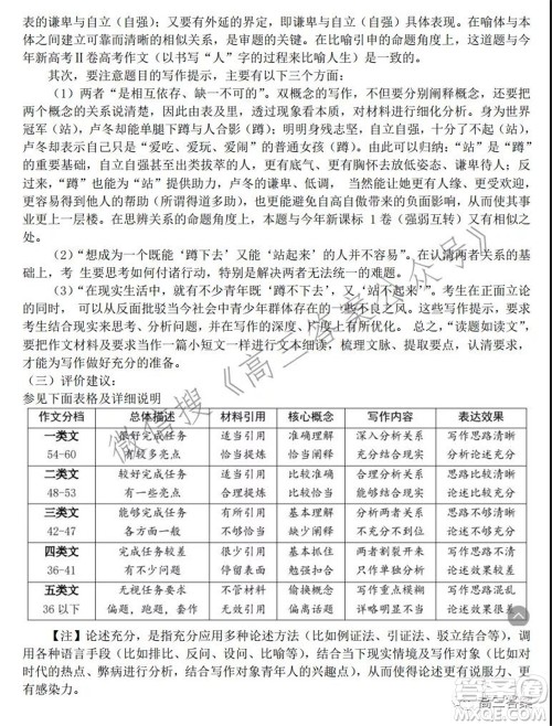 毫州2021-2022学年度第一学期期中质量检测语文试题及答案