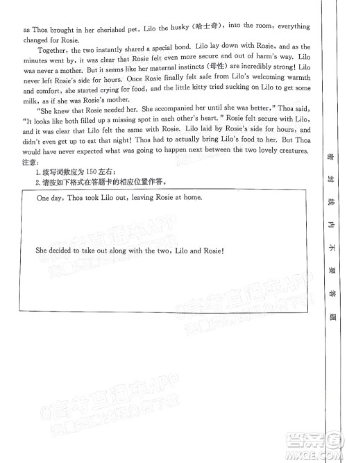 2022届福建金太阳高三期中考试英语试题及答案 2022届福建金太阳高三期中考试英语试题及答案