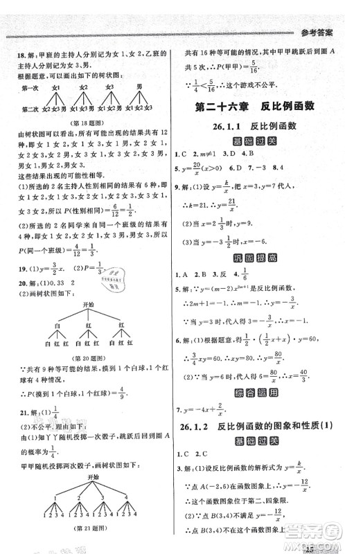 延边大学出版社2021点石成金金牌每课通九年级数学全一册人教版大连专版答案 延边大学出版社2021点石成金金牌每课通九年级数学全一册人教版大连专版答案