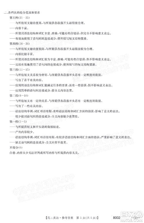 2022届广东金太阳高三11月联考英语试题及答案 2022届广东金太阳高三11月联考英语试题及答案
