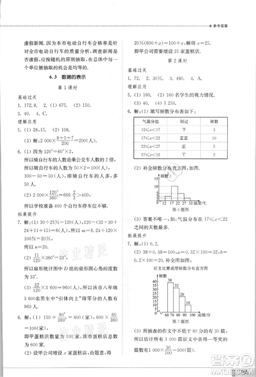 山东教育出版社2021初中同步练习册七年级数学上册北师大版参考答案