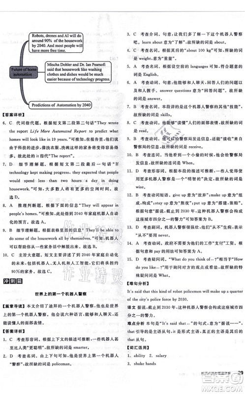 阳光出版社2021练就优等生八年级英语上册RJ人教版答案 阳光出版社2021练就优等生八年级英语上册RJ人教版答案