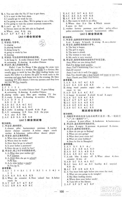 安徽人民出版社2021简易通小学同步导学练六年级英语上册RJ人教版答案