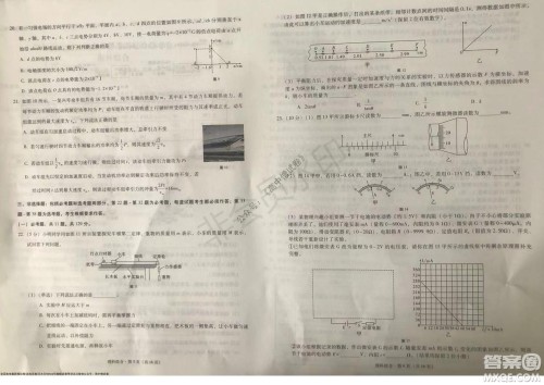 2022届云南三校高考备考实用性联考卷三理科综合试题及答案