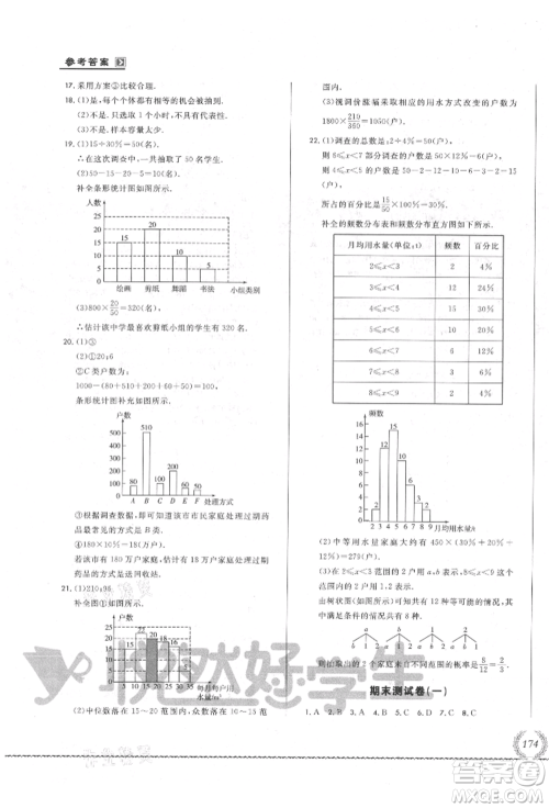 吉林教育出版社2021悦然好学生必开卷九年级数学华师大版长春专版参考答案