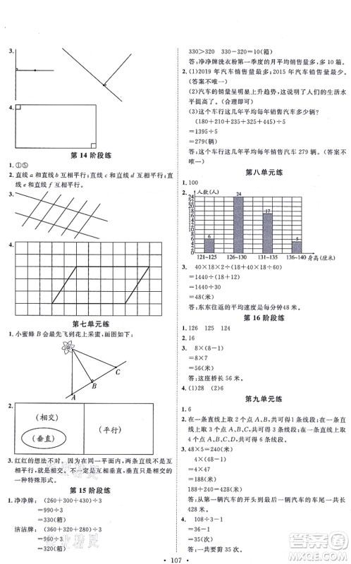 延边教育出版社2021每时每刻快乐优+作业本四年级数学上册JJ冀教版答案 延边教育出版社2021每时每刻快乐优+作业本四年级数学上册JJ冀教版答案