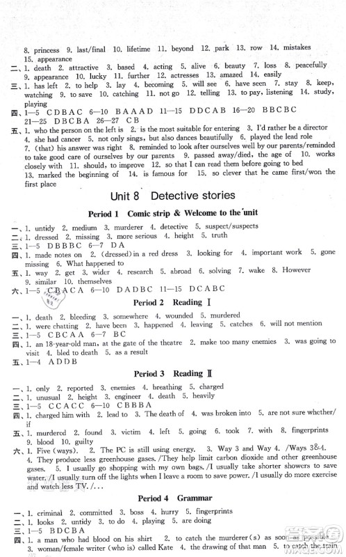 江苏凤凰美术出版社2021创新课时作业九年级英语上册新课标江苏版答案 江苏凤凰美术出版社2021创新课时作业九年级英语上册新课标江苏版答案