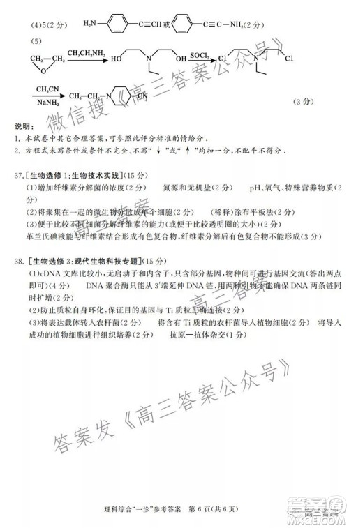成都市2019级高中毕业班第一次诊断性检测理科综合试题及答案 成都市2019级高中毕业班第一次诊断性检测理科综合试题及答案
