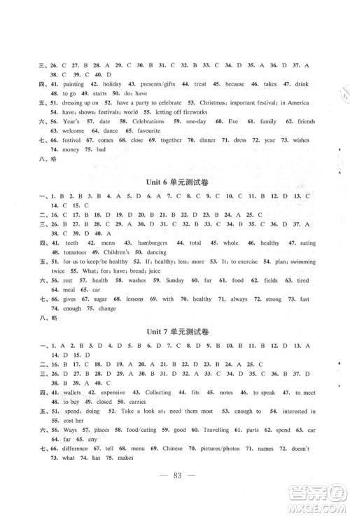 江苏凤凰教育出版社2021凤凰数字化导学稿七年级英语上册译林版参考答案