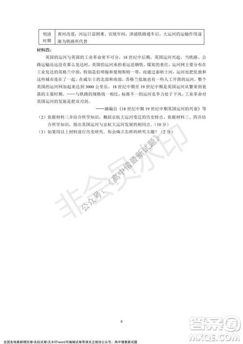 深圳实验学校高中部2021-2022学年度第一学期第二阶段考试高二历史试题及答案 深圳实验学校高中部2021-2022学年度第一学期第二阶段考试高二历史试题及答案