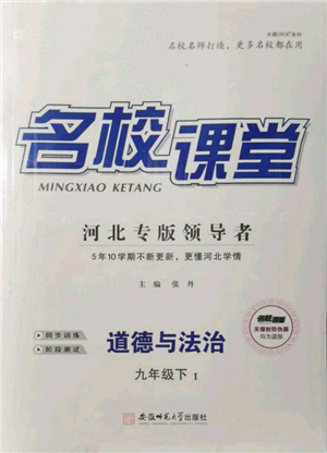 安徽师范大学出版社2022名校课堂九年级道德与法治下册人教版河北专版参考答案