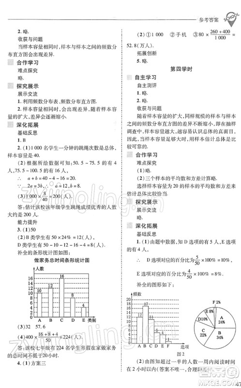 山西教育出版社2022新课程问题解决导学方案九年级数学下册华东师大版答案 山西教育出版社2022新课程问题解决导学方案九年级数学下册华东师大版答案
