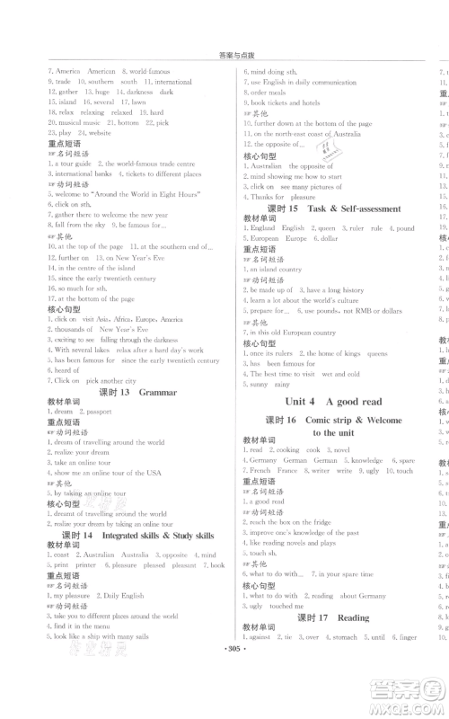 龙门书局2022启东中学作业本八年级英语下册译林版宿迁专版参考答案 龙门书局2022启东中学作业本八年级英语下册译林版宿迁专版参考答案