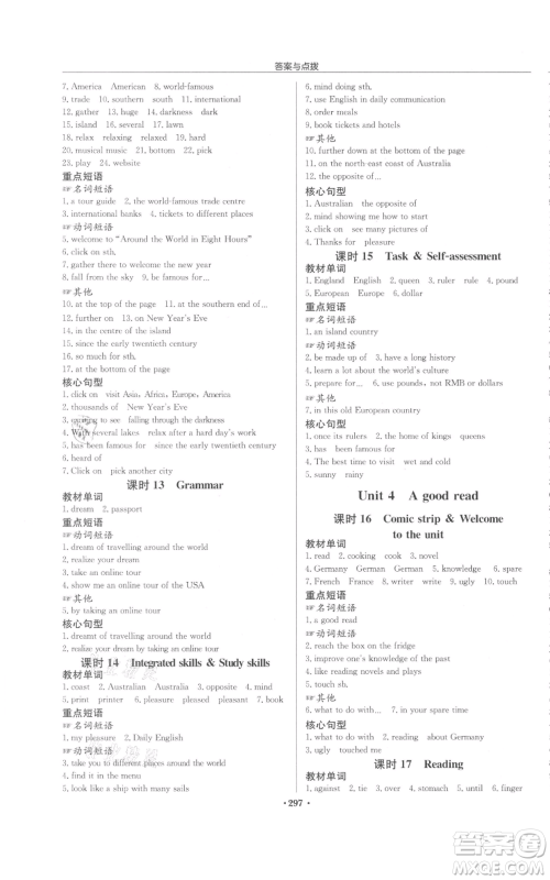 龙门书局2022启东中学作业本八年级英语下册译林版盐城专版参考答案 龙门书局2022启东中学作业本八年级英语下册译林版盐城专版参考答案