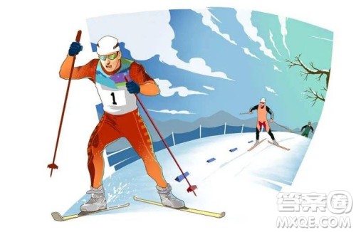 北京冬奥会运动员简笔画 2022冬奥会运动员简笔画 北京冬奥会运动员简笔画 2022冬奥会运动员简笔画