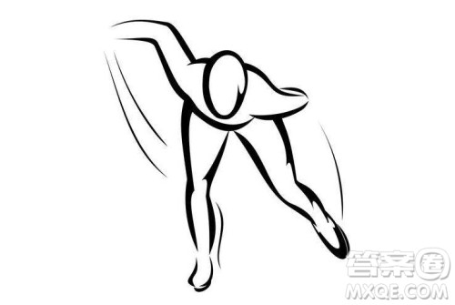 北京冬奥会运动员简笔画 2022冬奥会运动员简笔画 北京冬奥会运动员简笔画 2022冬奥会运动员简笔画