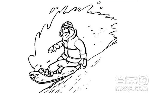 北京冬奥会运动员简笔画 2022冬奥会运动员简笔画 北京冬奥会运动员简笔画 2022冬奥会运动员简笔画