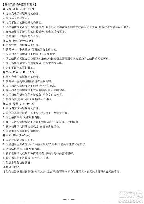 濮阳2022届高三年级摸底考试英语试题及答案 濮阳2022届高三年级摸底考试英语试题及答案