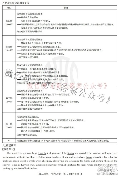 2021-2022学年高三百校春季开学模拟测试英语答案 2021-2022学年高三百校春季开学模拟测试英语答案