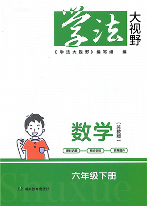 湖南教育出版社2022学法大视野六年级数学下册苏教版答案