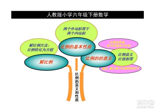 2022六年级下册数学人教版思维导图