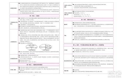 北京联合出版社公司2022状元新期末数学四年级下RJ人教版答案