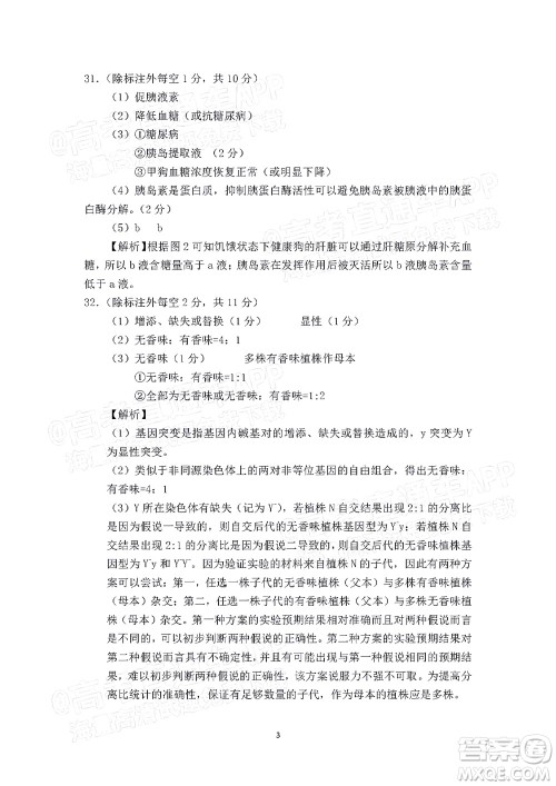 2022届江南十校一模联考理科综合试题及答案