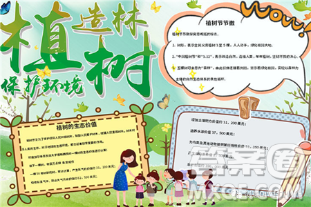 2022年312植树节手抄报 植树节手抄报图片