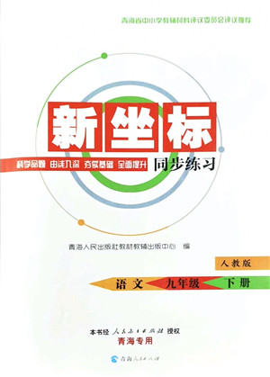 青海人民出版社2022新坐标同步练习九年级语文下册人教版青海专用答案