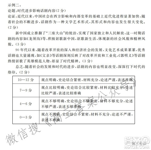 2022年湖北省七市州高三年级3月联合统一调研测试历史试题及答案 2022年湖北省七市州高三年级3月联合统一调研测试历史试题及答案