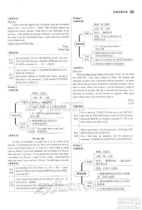 首都师范大学出版社2022年5年中考3年模拟七年级英语下册冀教版参考答案 首都师范大学出版社2022年5年中考3年模拟七年级英语下册冀教版参考答案