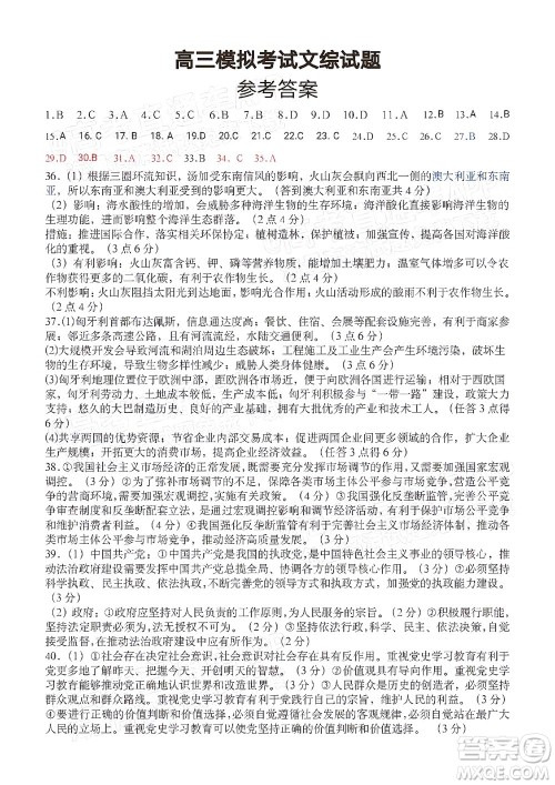 铜仁市2021-2022学年度高三第二次模拟考试文科综合试题及答案 铜仁市2021-2022学年度高三第二次模拟考试文科综合试题及答案