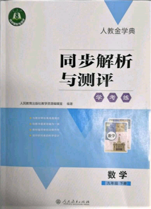 人民教育出版社2022同步解析与测评学考练九年级下册数学人教版参考答案