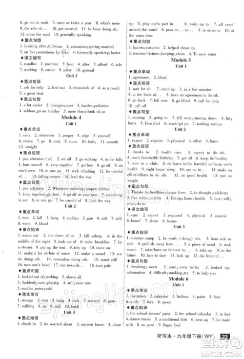 安徽师范大学出版社2022课时A计划九年级下册英语外研版参考答案 安徽师范大学出版社2022课时A计划九年级下册英语外研版参考答案