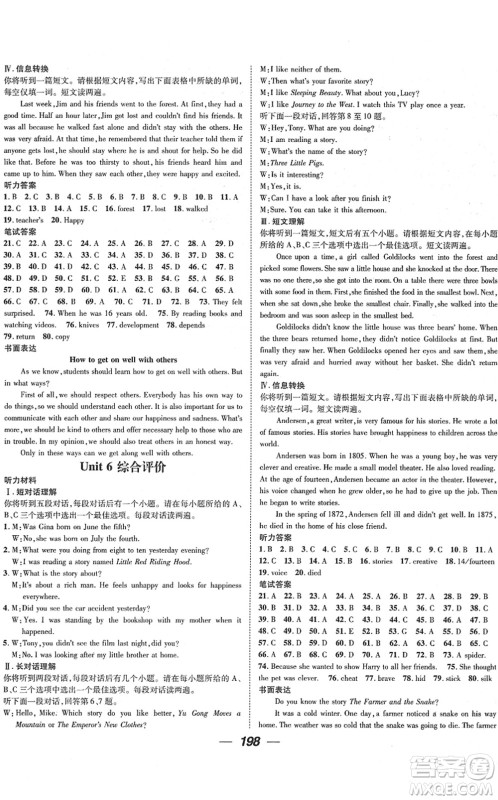 江西教育出版社2022名师测控八年级英语下册RJ人教版安徽专版答案 江西教育出版社2022名师测控八年级英语下册RJ人教版安徽专版答案