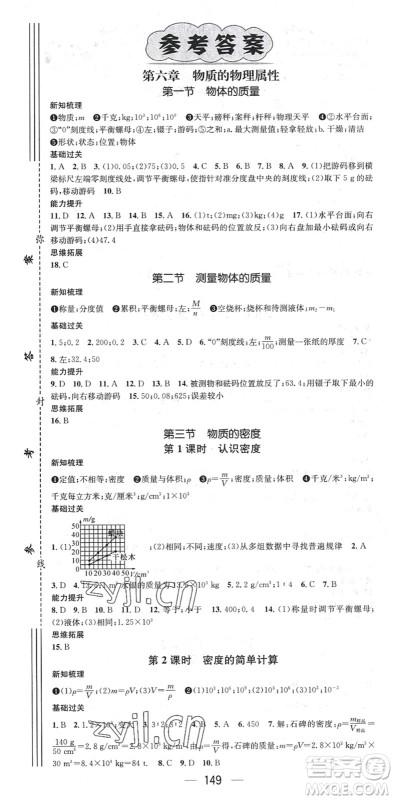 广东经济出版社2022名师测控八年级物理下册SK苏科版陕西专版答案