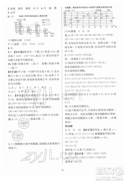 华东师范大学出版社2022一课一练数学A版六年级下册人教版答案 华东师范大学出版社2022一课一练数学A版六年级下册人教版答案