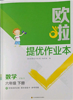 江苏凤凰美术出版社2022欧拉提优作业本六年级数学下册苏教版参考答案