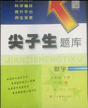 辽宁教育出版社2022尖子生题库数学六年级下册BS北师版答案