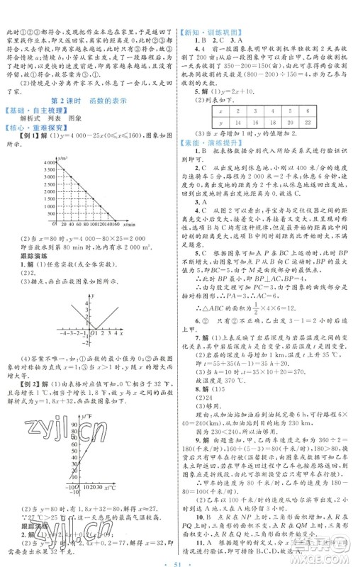 内蒙古教育出版社2022初中同步学习目标与检测八年级数学下册人教版答案