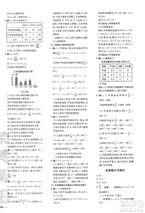 吉林教育出版社2022点拨训练课时作业本八年级下册数学沪科版安徽适用参考答案