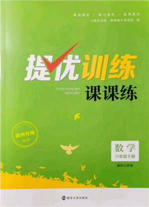 南京大学出版社2022提优训练课课练八年级下册数学江苏版徐州专版参考答案