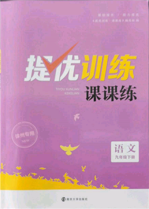 南京大学出版社2022提优训练课课练九年级下册语文人教版徐州专版参考答案