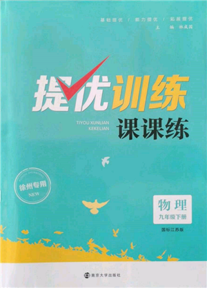 南京大学出版社2022提优训练课课练九年级下册物理江苏版徐州专版参考答案