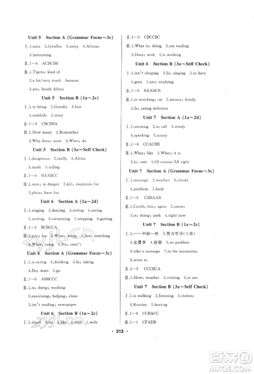 延边人民出版社2022试题优化课堂同步七年级下册英语人教版参考答案 延边人民出版社2022试题优化课堂同步七年级下册英语人教版参考答案