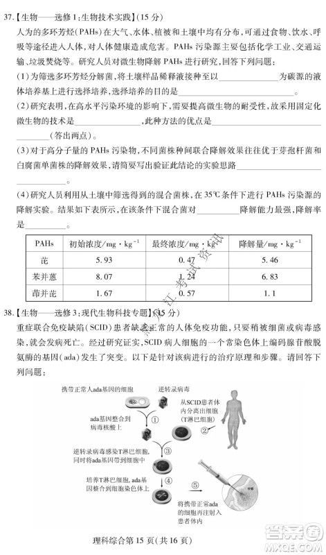 2022年东北三省四市教研联合体高考模拟试卷一理科综合试题及答案 2022年东北三省四市教研联合体高考模拟试卷一理科综合试题及答案